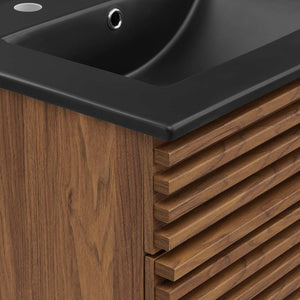 EEI-5350-WAL-BLK Bathroom/Vanities/Single Vanity Cabinets with Tops