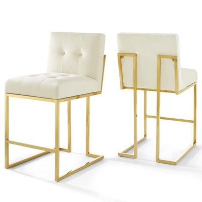 Product Image: EEI-4155-GLD-IVO Decor/Furniture & Rugs/Counter Bar & Table Stools