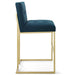 EEI-3855-GLD-AZU Decor/Furniture & Rugs/Counter Bar & Table Stools