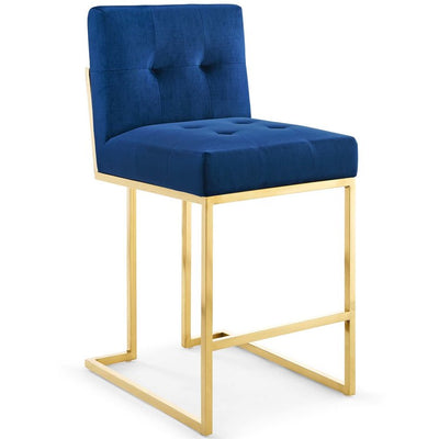 Product Image: EEI-3853-GLD-NAV Decor/Furniture & Rugs/Counter Bar & Table Stools