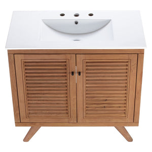 EEI-5113-NAT-WHI Bathroom/Vanities/Single Vanity Cabinets with Tops