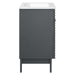 EEI-3860-GRY-WHI Bathroom/Vanities/Single Vanity Cabinets with Tops