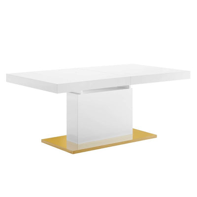 Product Image: EEI-4660-WHI-GLD Decor/Furniture & Rugs/Accent Tables