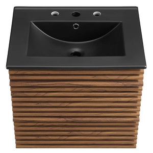EEI-5364-WAL-BLK Bathroom/Vanities/Single Vanity Cabinets with Tops