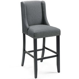 Baron Upholstered Fabric Bar Stool