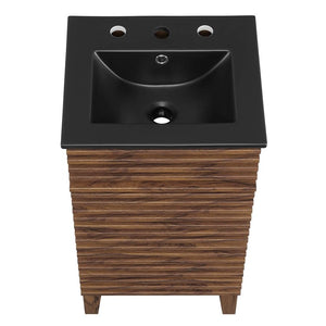 EEI-5391-WAL-BLK Bathroom/Vanities/Single Vanity Cabinets with Tops