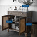 EEI-5111-GRY-WHI Bathroom/Vanities/Single Vanity Cabinets with Tops