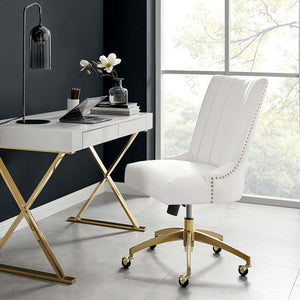 EEI-4575-GLD-WHI Decor/Furniture & Rugs/Chairs