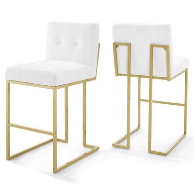 Product Image: EEI-4157-GLD-WHI Decor/Furniture & Rugs/Counter Bar & Table Stools