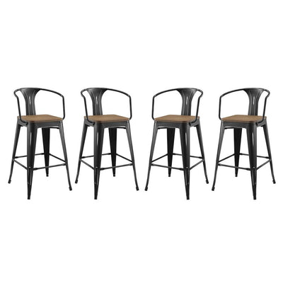 Product Image: EEI-3955-BLK Decor/Furniture & Rugs/Counter Bar & Table Stools