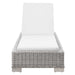 EEI-4843-LGR-WHI Outdoor/Patio Furniture/Outdoor Chaise Lounges