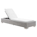 EEI-4843-LGR-WHI Outdoor/Patio Furniture/Outdoor Chaise Lounges