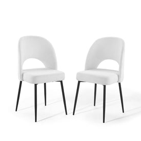 Rouse Upholstered Fabric Dining Side Chairs Set of 2