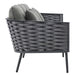 EEI-3020-GRY-CHA Outdoor/Patio Furniture/Outdoor Sofas