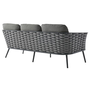 EEI-3020-GRY-CHA Outdoor/Patio Furniture/Outdoor Sofas