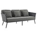 EEI-3020-GRY-CHA Outdoor/Patio Furniture/Outdoor Sofas