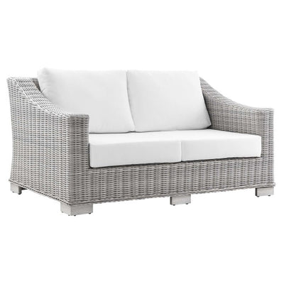 Product Image: EEI-4841-LGR-WHI Outdoor/Patio Furniture/Outdoor Chairs