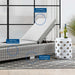 EEI-4843-LGR-GRY Outdoor/Patio Furniture/Outdoor Chaise Lounges