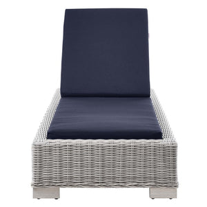 EEI-4843-LGR-NAV Outdoor/Patio Furniture/Outdoor Chaise Lounges