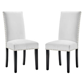 Parcel Performance Velvet Dining Side Chairs Set of 2