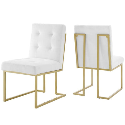 EEI-4151-GLD-WHI Decor/Furniture & Rugs/Chairs
