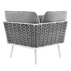 EEI-5567-WHI-GRY Outdoor/Patio Furniture/Outdoor Chairs
