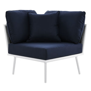 EEI-5567-WHI-NAV Outdoor/Patio Furniture/Outdoor Chairs