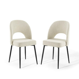 Rouse Upholstered Fabric Dining Side Chairs Set of 2