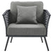 EEI-3054-GRY-CHA Outdoor/Patio Furniture/Outdoor Chairs