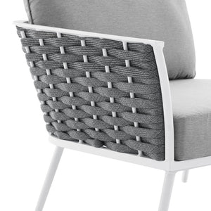 EEI-5565-WHI-GRY Outdoor/Patio Furniture/Outdoor Chairs