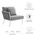 EEI-5565-WHI-GRY Outdoor/Patio Furniture/Outdoor Chairs