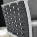 EEI-5565-WHI-GRY Outdoor/Patio Furniture/Outdoor Chairs