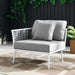 EEI-5565-WHI-GRY Outdoor/Patio Furniture/Outdoor Chairs