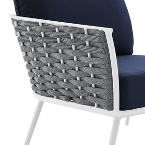 EEI-5565-WHI-NAV Outdoor/Patio Furniture/Outdoor Chairs