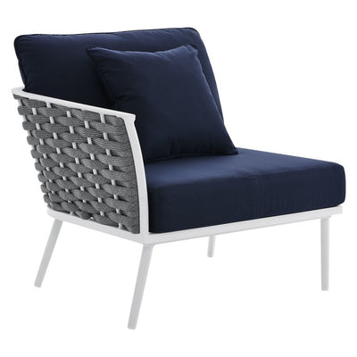 EEI-5565-WHI-NAV Outdoor/Patio Furniture/Outdoor Chairs