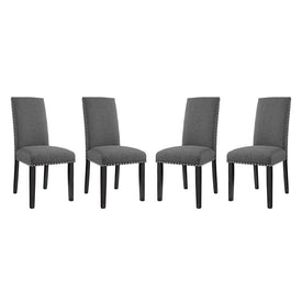 Parcel Fabric Dining Side Chairs Set of 4