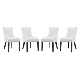 Marquis Dining Chair Faux Leather Set of 4