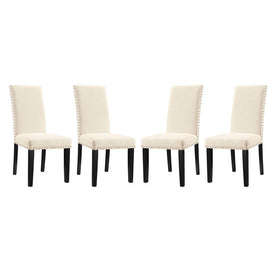 Parcel Fabric Dining Side Chairs Set of 4
