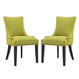Marquis Fabric Dining Side Chairs Set of 2