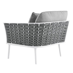EEI-5566-WHI-GRY Outdoor/Patio Furniture/Outdoor Chairs