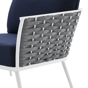 EEI-5566-WHI-NAV Outdoor/Patio Furniture/Outdoor Chairs