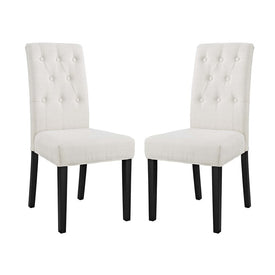 Confer Fabric Dining Side Chairs Set of 2