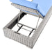 EEI-4843-LGR-LBU Outdoor/Patio Furniture/Outdoor Chaise Lounges