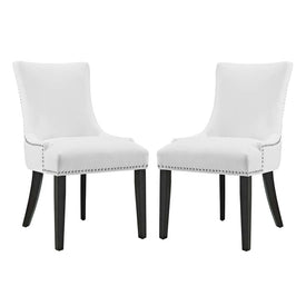 Marquis Dining Chair Faux Leather Set of 2