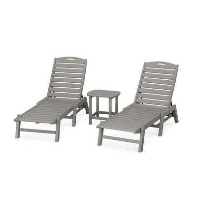 PWS720-1-GY Outdoor/Patio Furniture/Outdoor Chaise Lounges