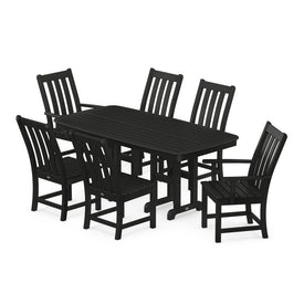 Vineyard Seven-Piece Dining Set - Black