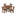Lakeside Five-Piece Farmhouse Trestle Side Chair Dining Set - Teak