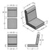 FP-CUSH4312C-SH Outdoor/Outdoor Accessories/Patio Furniture Accessories