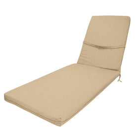 52.5" L x 24.5" W x 3.5" D Chaise Lounge Cushion