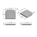 FP-CUSH296-CN Outdoor/Outdoor Accessories/Patio Furniture Accessories